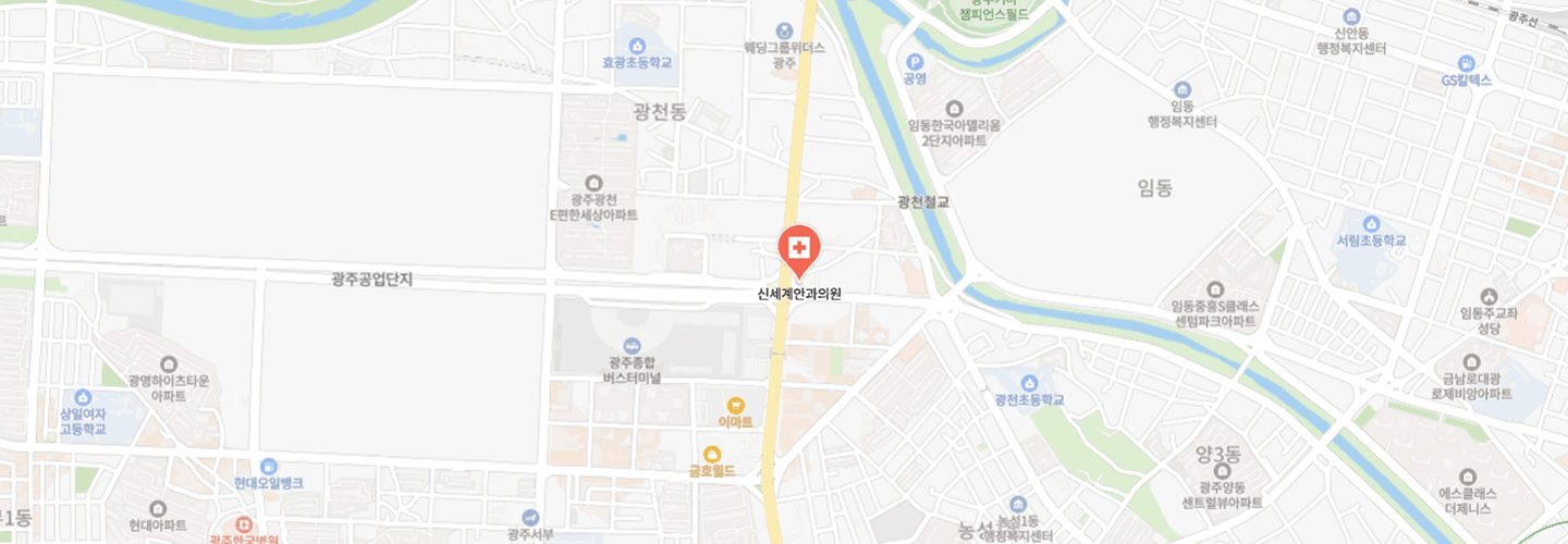 신세계안과 위치 지도
