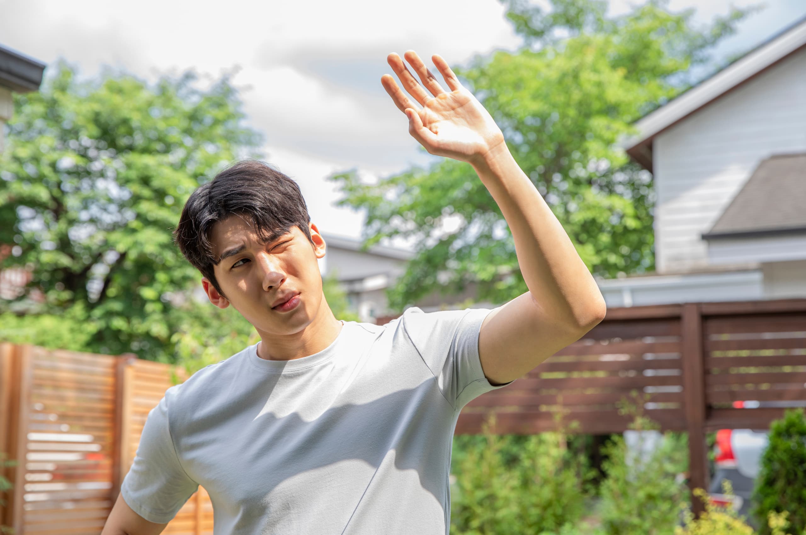 강한 자외선 노출
